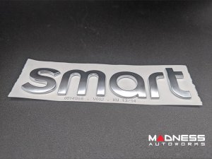 smart fortwo Rear Trunk Emblem - 451 model - smart